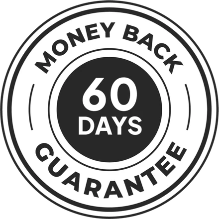 Alkatide 60-day money-back guarantee badge